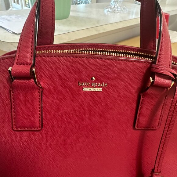 Kate Spade Red Round Top Medium Satchel - Picture 10 of 10